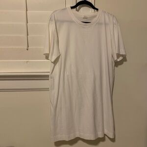 NWOT Wilfred 100% cotton crisp white t shirt dress